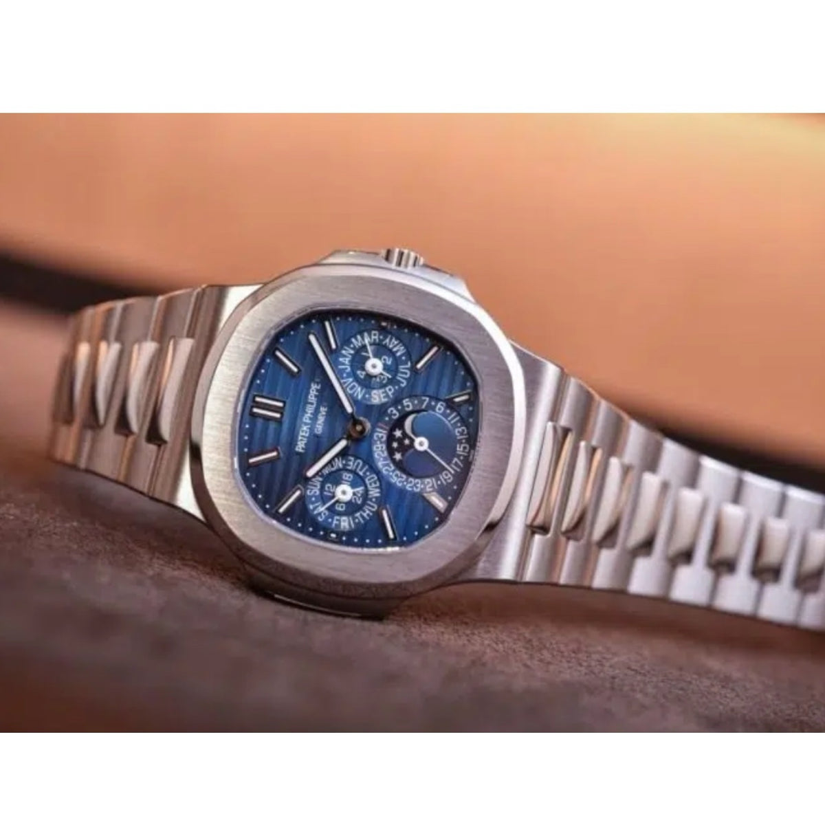 Patek Philippe Nautilus 5740/1G Mirror Watch - Blue