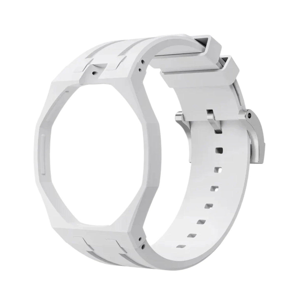 Audemars Piguet x Swatch Royal Pop Huit Blanc Mirror Pocket Watch - White - Unisex - View 3