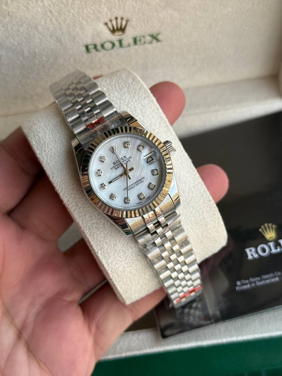 Rolex Datejust Mirror 31mm Silver dial Silver bracelet - image 1