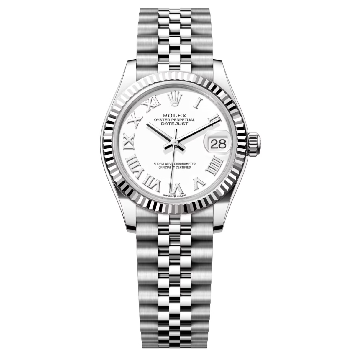 Rolex Datejust Mirror 31mm White dial Silver bracelet - image 1
