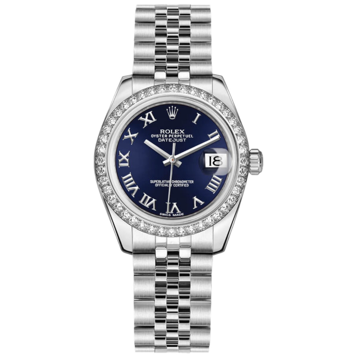 Rolex Datejust Mirror 31mm Blue dial Silver bracelet - image 1