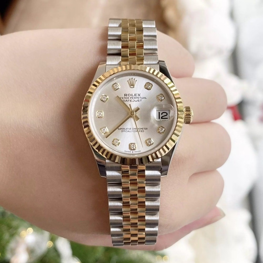 Rolex Datejust Mirror 31mm Silver dial Silver & Gold bracelet - image 3