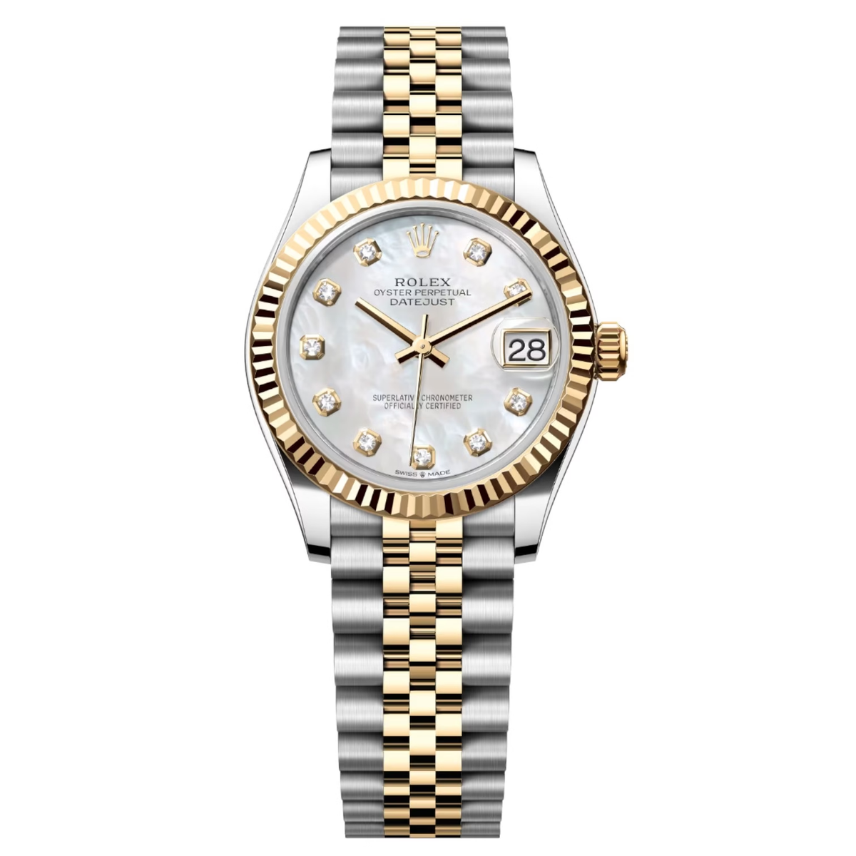 Rolex Datejust Mirror 31mm Silver dial Silver & Gold bracelet - image 1