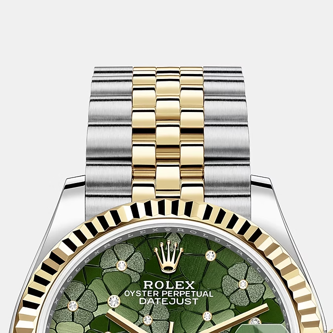 Rolex Datejust Mirror 31mm Green dial Silver & Gold bracelet - image 2