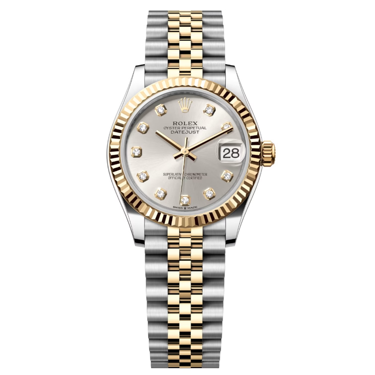 Rolex Datejust Mirror 31mm Silver dial Silver & Gold bracelet - image 1