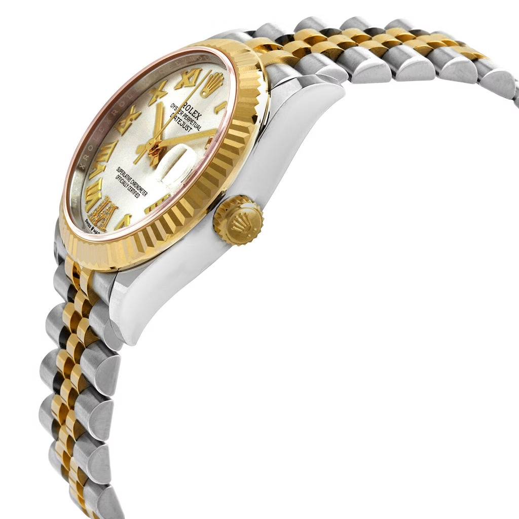 Rolex Datejust Mirror 31mm White dial Silver & Gold bracelet - image 2