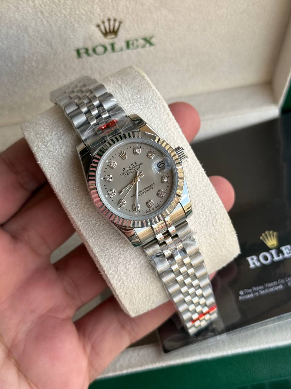 Rolex Datejust Mirror 31mm Silver dial Silver bracelet - image 1