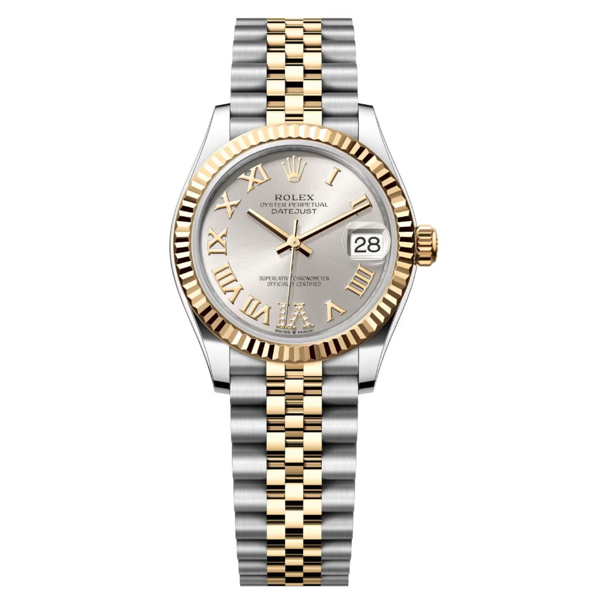 Rolex Datejust Mirror 31mm Silver dial Silver & Gold bracelet - image 1