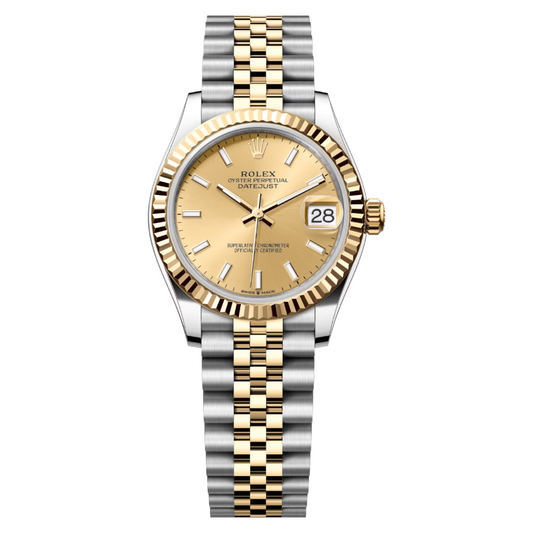 Rolex Datejust Mirror 31mm Gold dial Silver & Gold bracelet - image 1