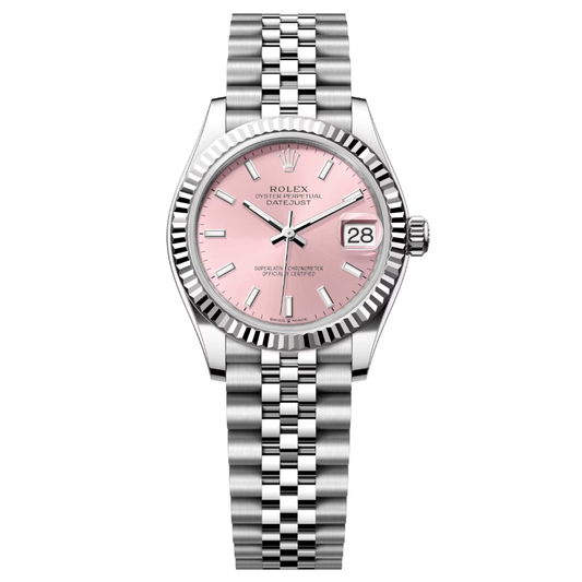 Rolex Datejust Mirror 31mm Pink dial Silver bracelet - image 1