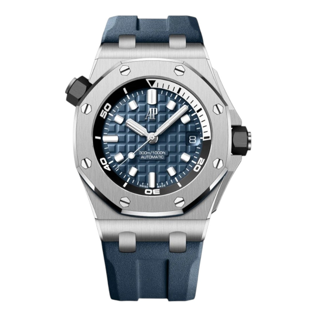 Audemars Piguet Royal Oak Offshore Mirror Watch - Blue - Men