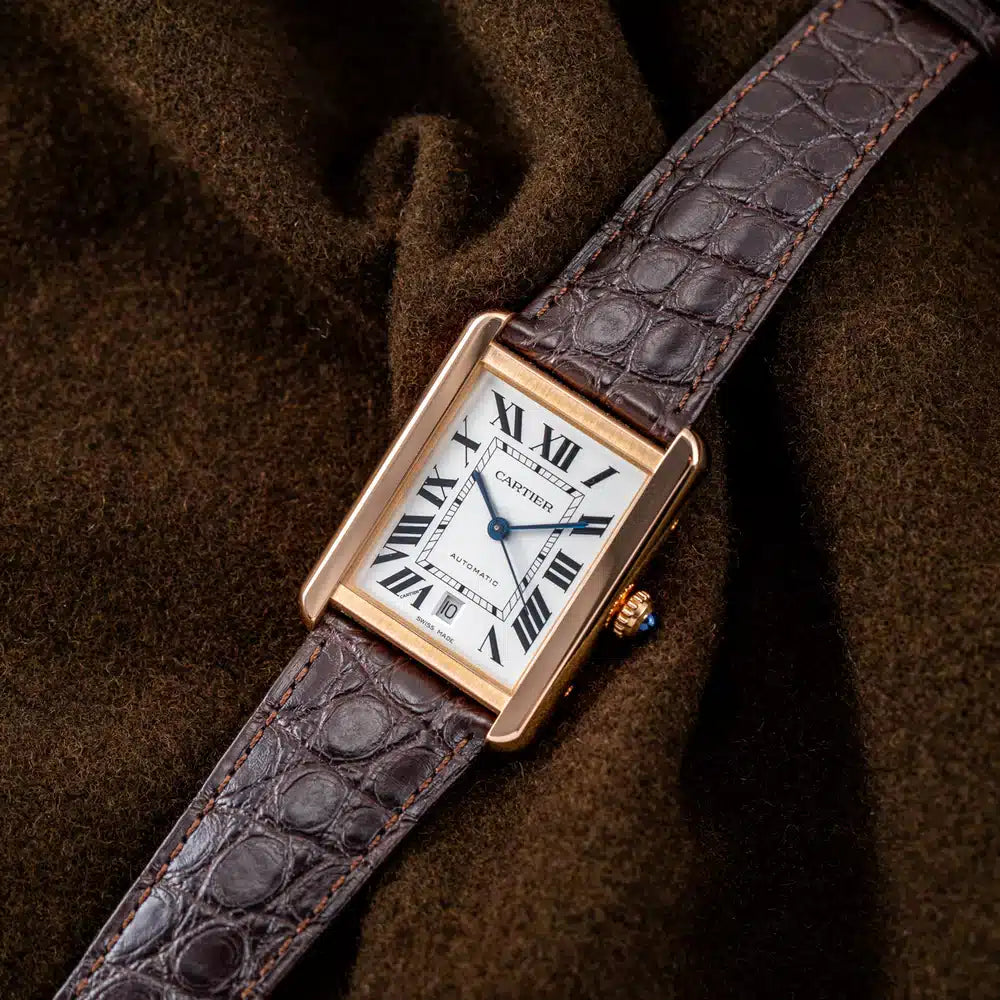 Cartier Tank Solo Mirror Watch - White - Men - image 2