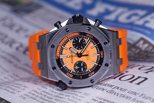 Audemars Piguet Royal Oak Offshore Chronograph Mirror Watch - Orange - Men - View 10