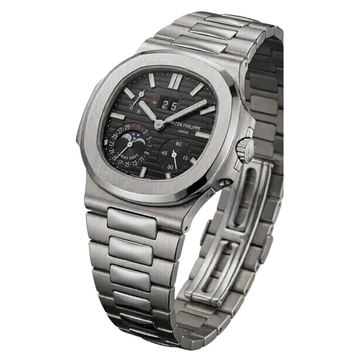 Patek Philippe Nautilus Mirror Watch - Black