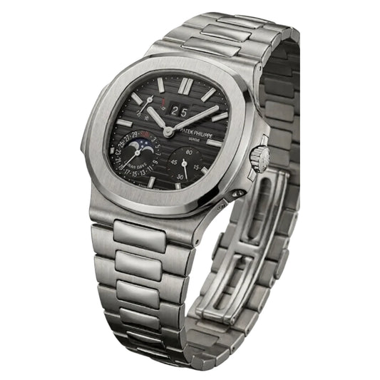 Patek Philippe Nautilus Mirror Watch - Black